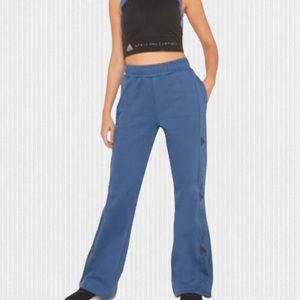 adidas Stella McCartney Essential Track Pants Blue & Black Size Medium